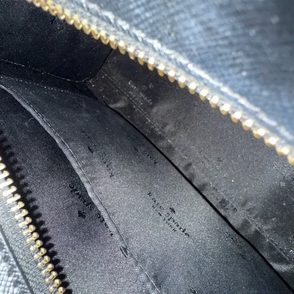 Kate Spade Black Satchel with Red Floral Design - Picture 3 of 6